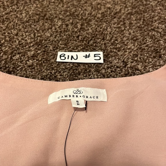 2/$30 Small polyester tank top with slit on left side. New with tags - Picture 4 of 6